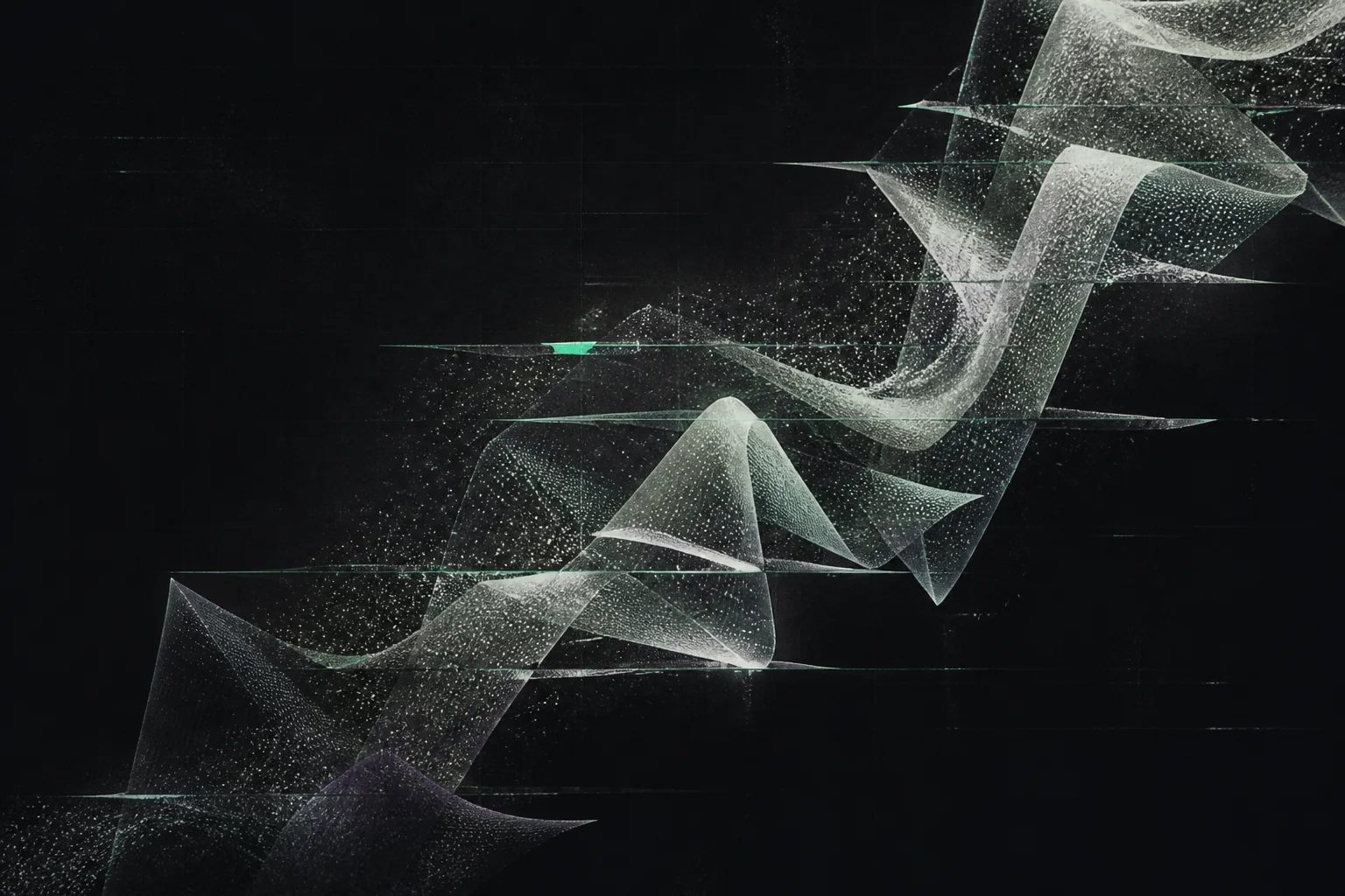Abstract particle study for the featured Field Note
